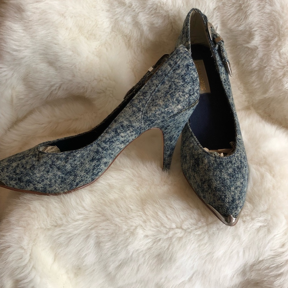 Ladies vintage demin heels